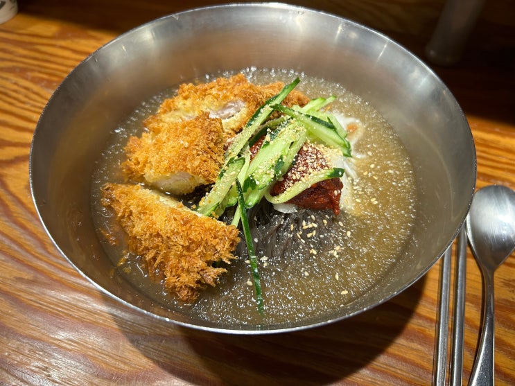  고려대학생들이 즐겨찾는 안암오거리 냉면 맛집 <짱가네돈냉면>(돈냉면, 돈가스)