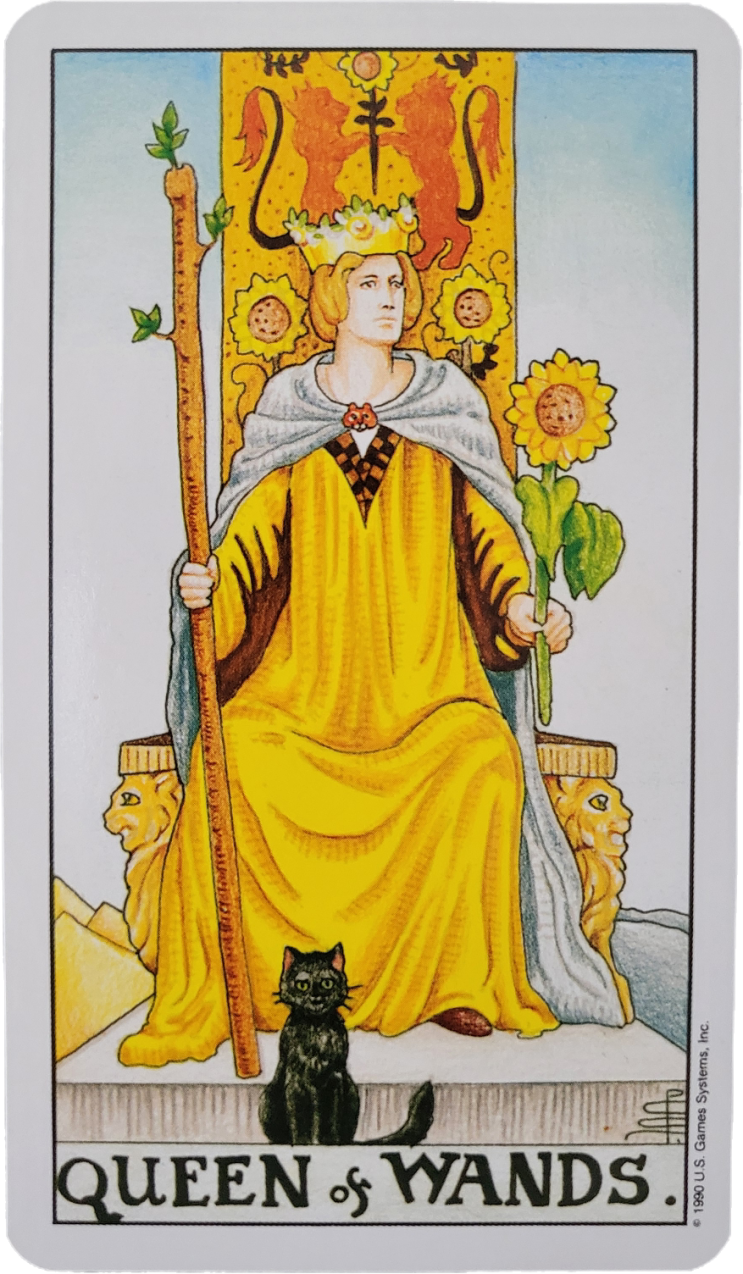  마이너 카드 완드 Queen카드