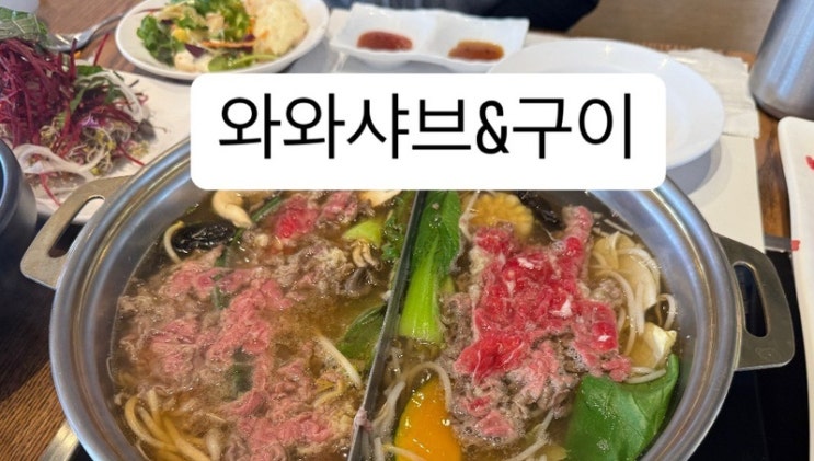  [양산 물금역 맛집] 와와 샤브&구이 양산 물금점, 와인 무한리필까지