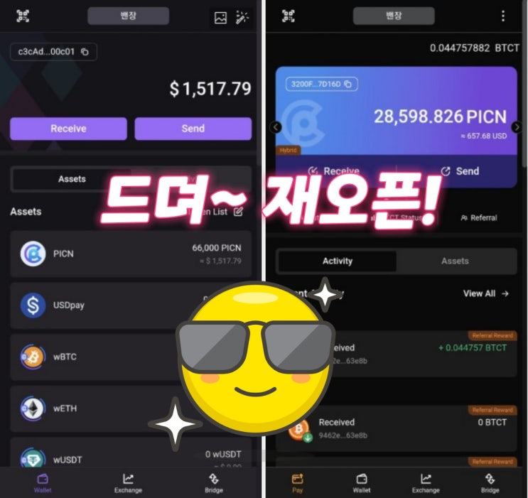  [비트코인트&피코나]핑퐁 앱테크 재오픈 첫날 수익리뷰!