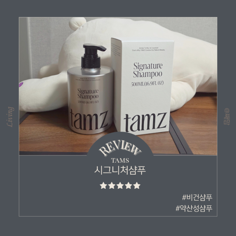 손상모 추천 자연유래 성분 비건 샴푸 탐즈 시그니처 샴푸