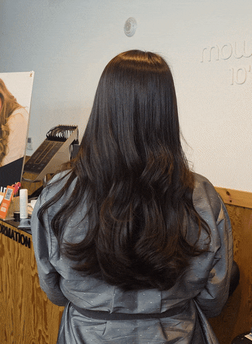  연산동 미용실 초코브라운 염색 새치커버는 모완10헤어 연산점