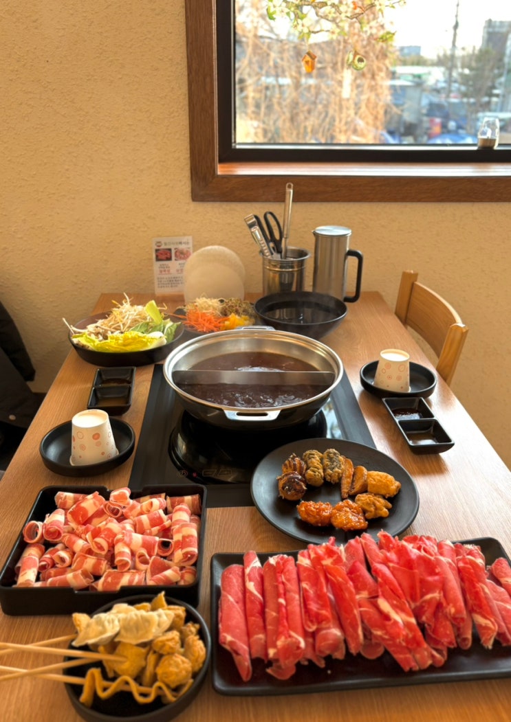  대구 다사 맛집 월간샤브 다사점 매달 바뀌는 샤브샤브 메뉴 추천