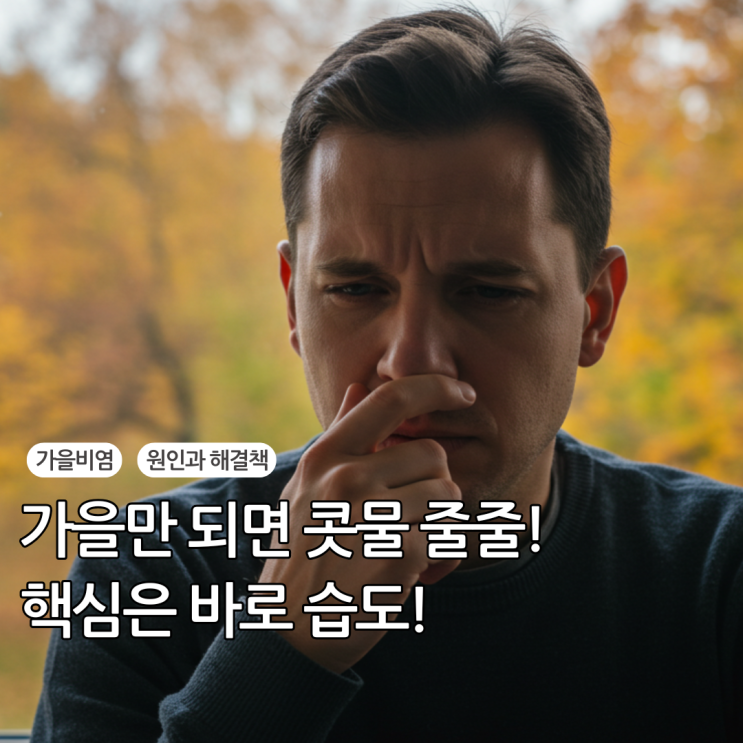  가을 비염 원인부터 해결까지. 핵심은 습도조절!