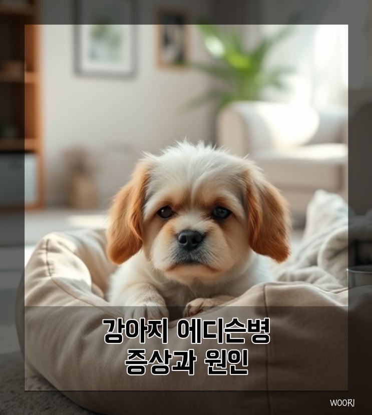  강아지 에디슨병 증상과 원인, 치료법까지