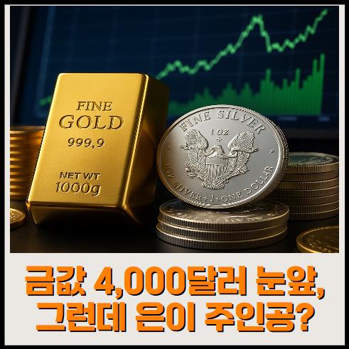 금시세, <b>금값 4000달러</b> 눈앞, 그런데 은이 주인공이라고? 금... 