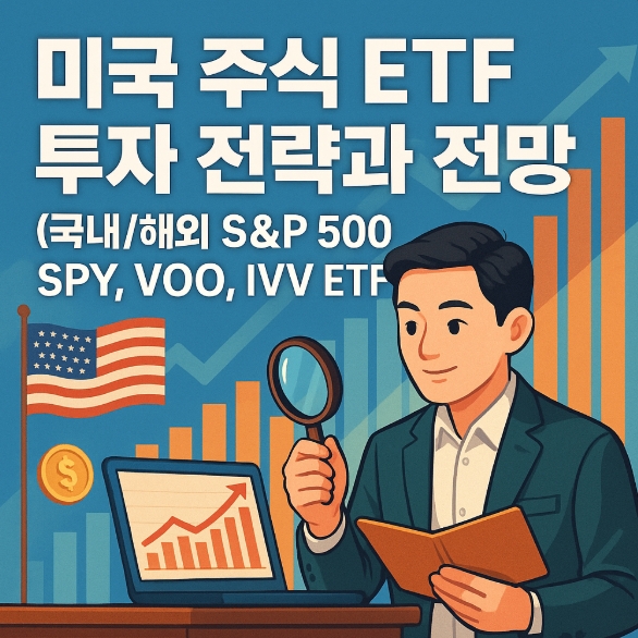  미국 주식 ETF 투자 전략과 전망 (국내/해외 S&P 500 - SPY, VOO, IVV ETF)