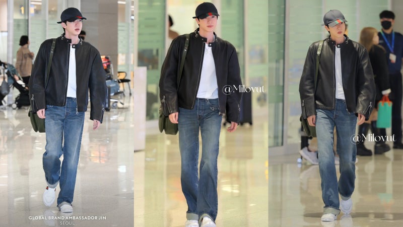 [BTS 방탄소년단 진] 251001 Gucci 구찌 엑스, 인스타스토리 업데이트 (인천공항 입국 착장, 뎀나....