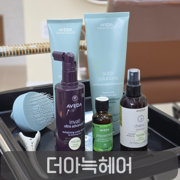  관저동 두피케어 전문 미용실, 더아늑헤어 아베다헤드스파 솔직후기