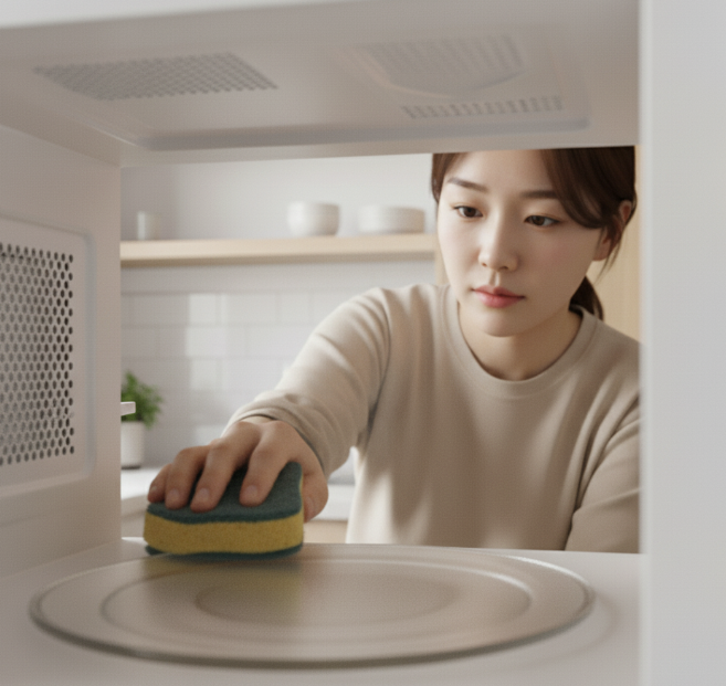 전자렌지 전자레인지 청소 방법 4가지
