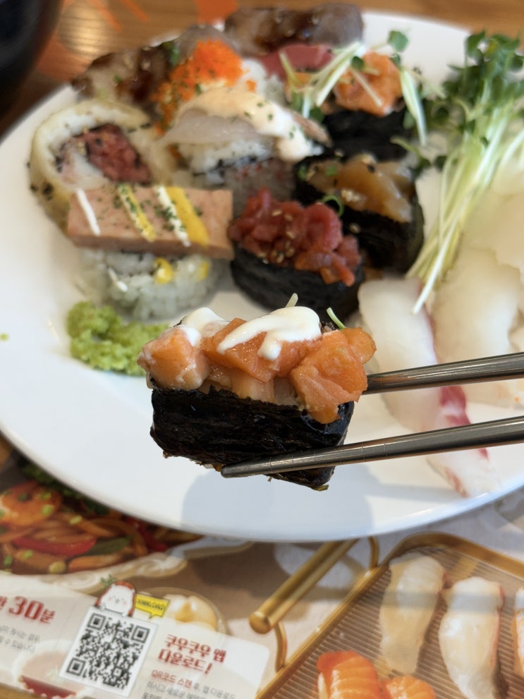  대구스시 죽전역 무한리필 초밥맛집 아이랑 뷔페 쿠우쿠우