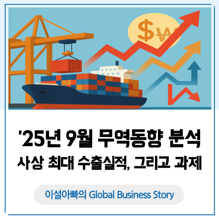  2025년 9월 무역동향 분석: 사상 최대 수출과 ‘질적 균형’의 과제