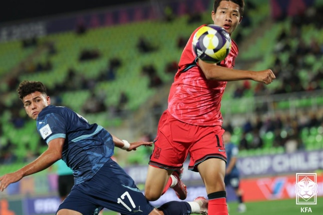 한국 U-20 대표팀, 파라과이와 0-0 <b>무승부</b>로 16강 진출 위기