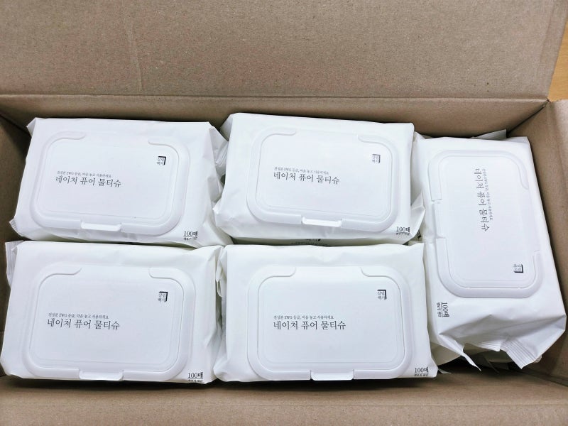 살림 백서 네이처 퓨어 아기 물티슈, 아기한테 쓰기에는 너무 얇지 않아? 막 티슈로는 딱 좋....
