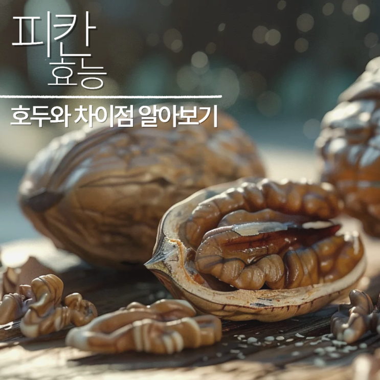  피칸 효능 호두 차이?! 하루섭취량