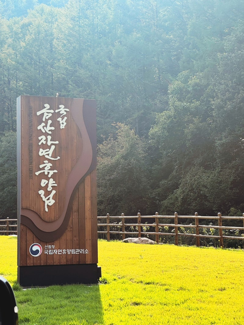 충남 국립금산자연휴양림 신축자연휴양림 105호 성치산연립동후기 숲나들이예약