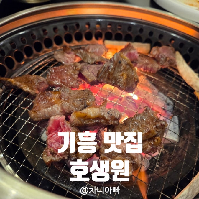  용인 기흥 가족 모임 장소로 좋은 한정식 숯불구이 맛집 호생원 후기