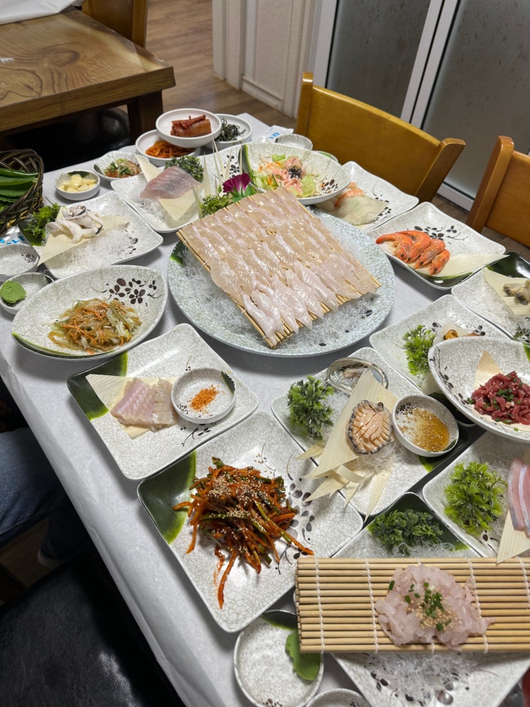  [여수 문수동 횟집] 여수 산해진미 한정식 산해진미정식 자연산횟집