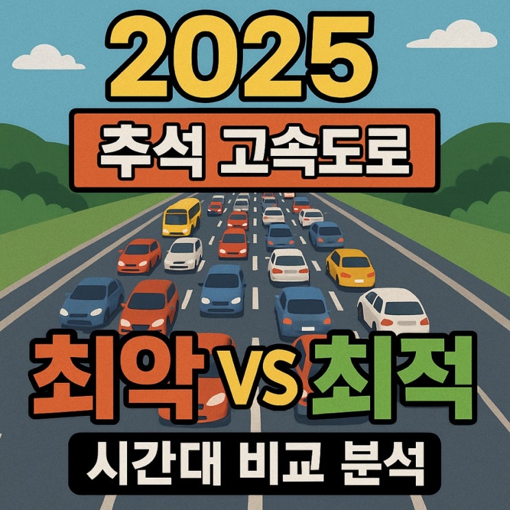 [2025 <b>추석</b>] <b>귀경길</b> 고속도로 정체 '최악 VS 최적' 시간대 비교... 