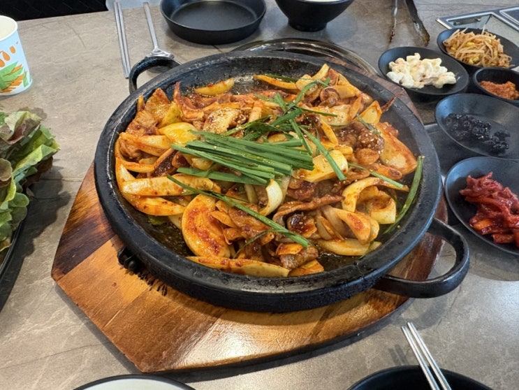  광양 중마동 오징어 제육 점심 밥집, 저녁 술집, 현지인 맛집 해탄 그리고 sikwho커피