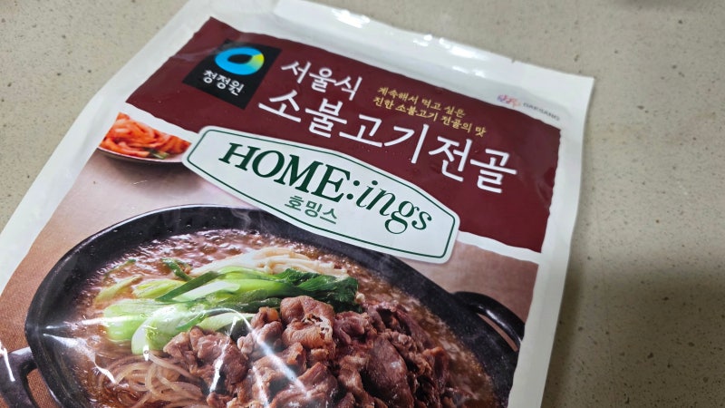 서울식 전골의 깊은 맛 청정원 소불고기전골 밀키트