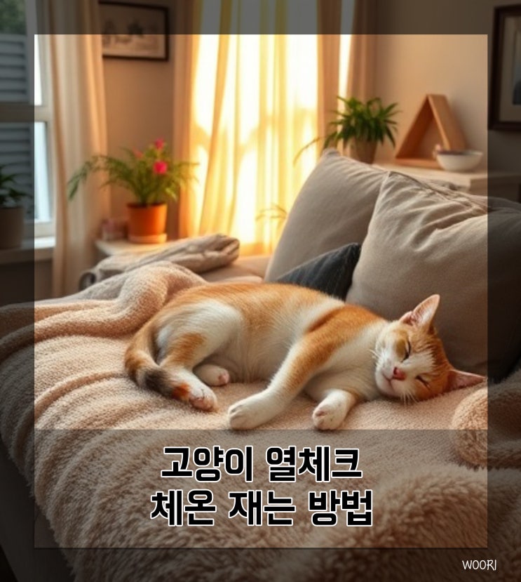 고양이 열체크 체온 재는 방법
