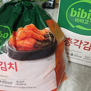 코스트코 비비고 총각김치 아삭아삭 밥도둑!