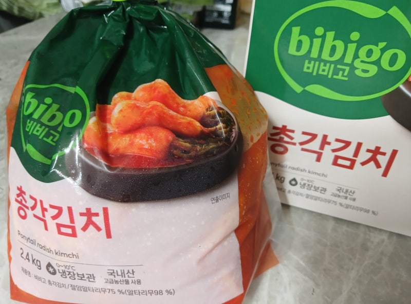 코스트코 비비고 총각김치 아삭아삭 밥도둑!