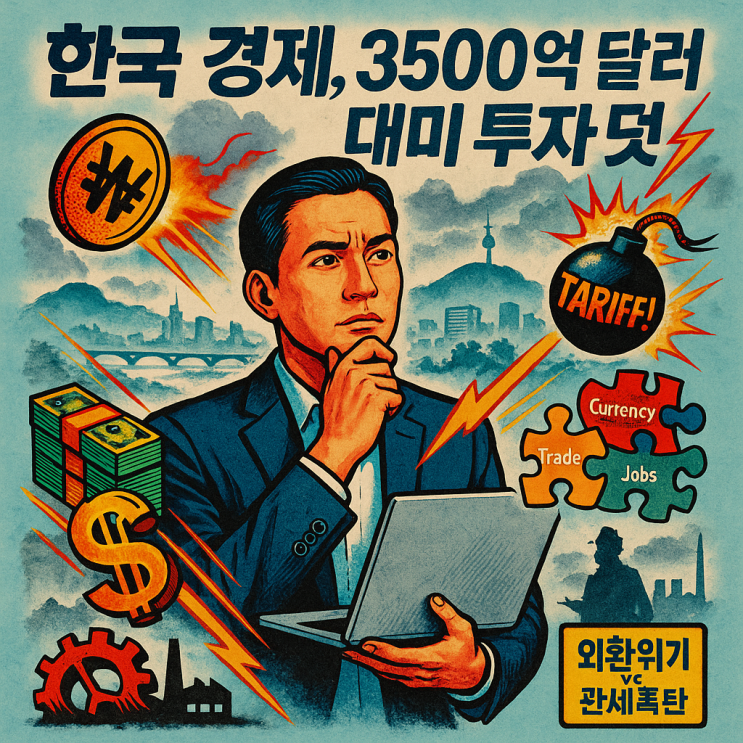  3500억 달러 대미 투자 외환위기+안보 리스크 제2의 IMF 올까?