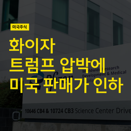 화이자 주가 급등, <b>트럼프</b> 압박에 미국 약가 <b>인하</b> (feat... 