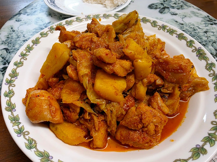  한강식품 춘천식닭갈비 솔직 후기, 쌍둥이 육아 아빠의 간편한 저녁(내돈내산)