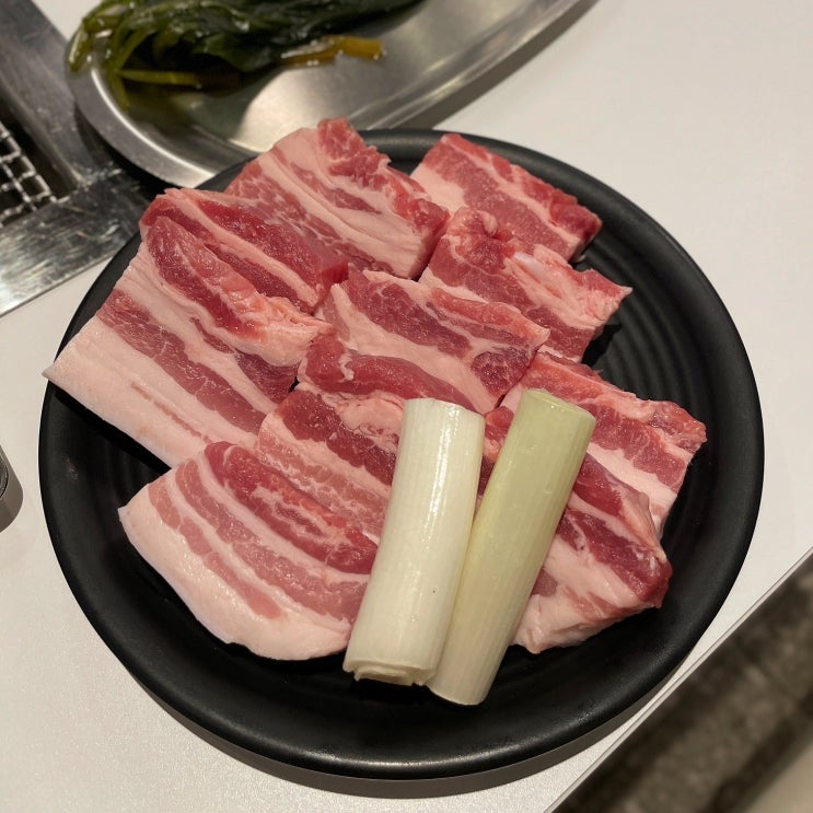  인천 송도 맛집 지리산아랫마을 흑돼지 숯불구이 솔직후기 콜키지 가능