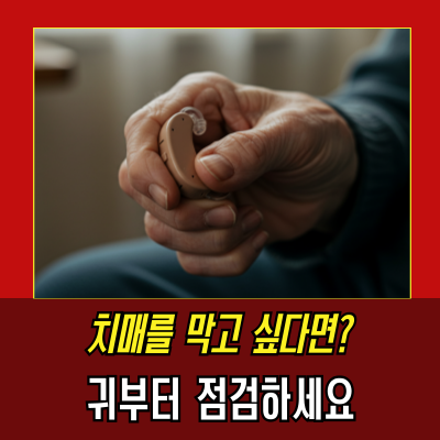 귀가 닫히면, 뇌도 닫힌다… 보청기는 생존
