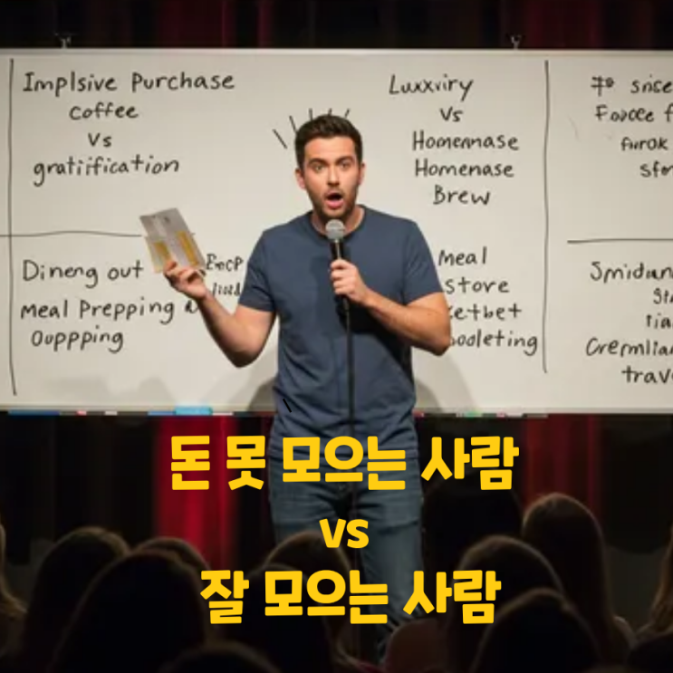  돈 못 모으는 사람 vs 잘 모으는 사람, 결정적 차이 소비습관 5가지