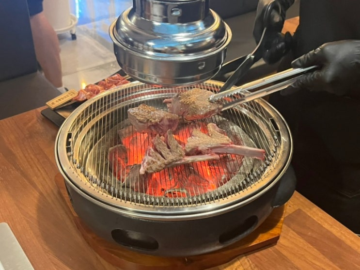  상현역 회식 광교 양갈비 맛집 화로양미 | 애견동반도 가능한 양꼬치, 동파육 찐맛집