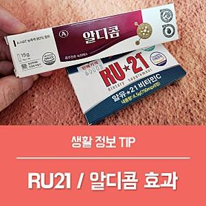 RU21 알디콤 효과 부작용, 편의점 술깨는약 약국 숙취해소제 가격
