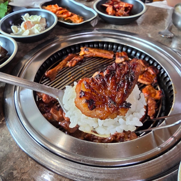  부평 돼지갈비 맛집. 50년장인의 마포숯불갈비