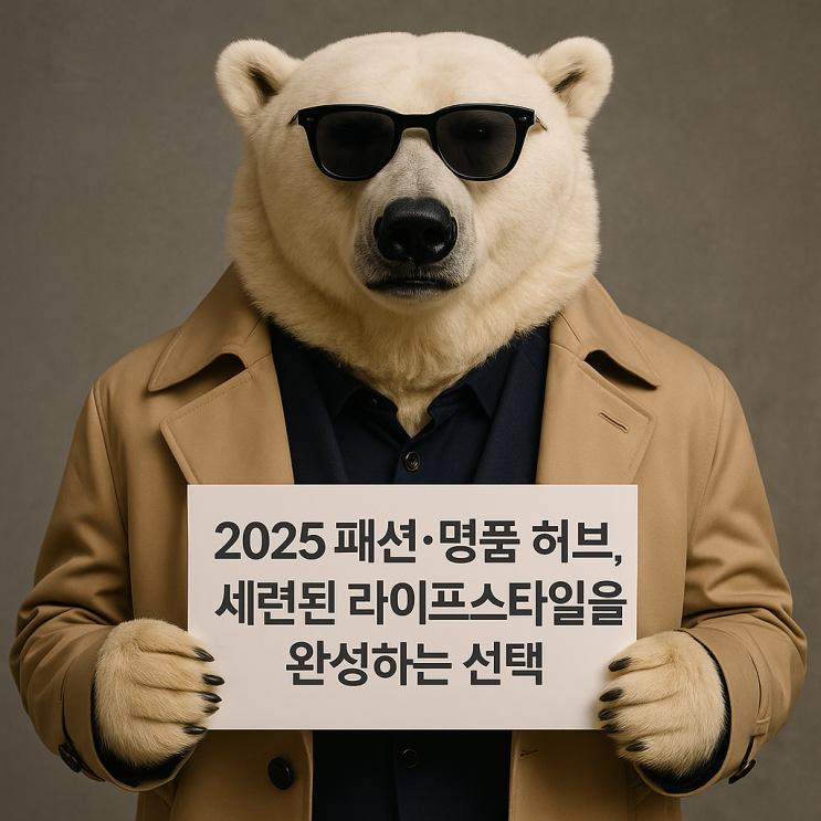 2025 패션·명품 허브, 세련된 라이프스타일을 완성하는 선택