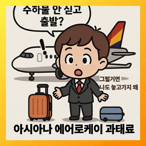  비행기 뜬 뒤 수하물 못 실었다? 아시아나 에어로케이 과태료 이유 총정리