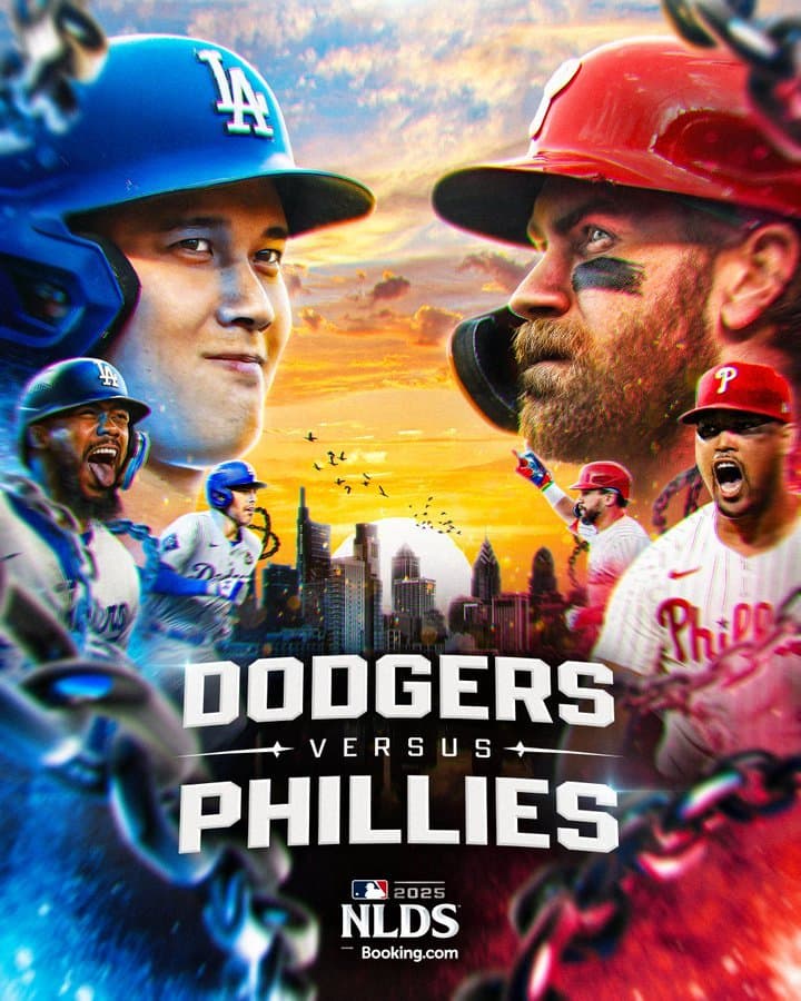 필리스 대 <b>다저스</b> <b>NLDS</b> 확정