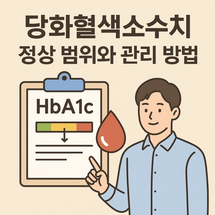  당화혈색소수치 정상 범위와 관리 방법 총정리