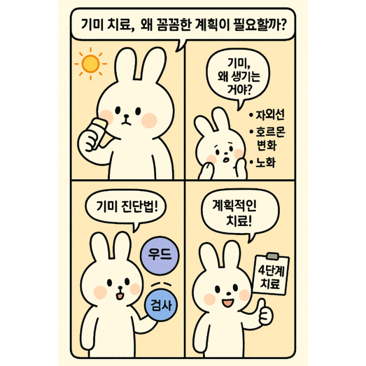   기미 치료, 왜 꼼꼼한 계획이 필요할까? 