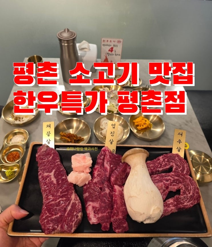  [경기 안양] 갓심비 한우 정육식당 추천 평촌 소고기 맛집 한우특가 평촌점