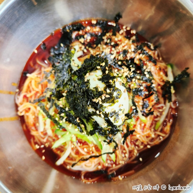  화성 병점역 비빔국수와 왕만두  병점국수