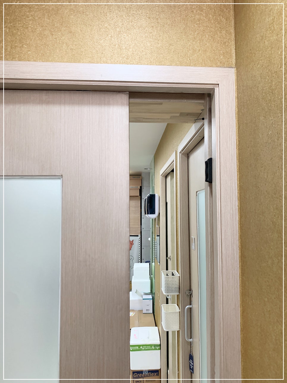 화장실 포켓 슬라이딩 도어 레일 댐퍼 교체 수리 업체 방법 및 비용 (인천 송도)