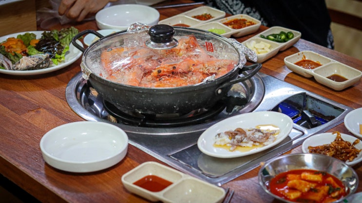  인천 강화도횟집 수남호 가을 제철 대하구이에 푸짐한 스끼다시! 오션뷰는 덤
