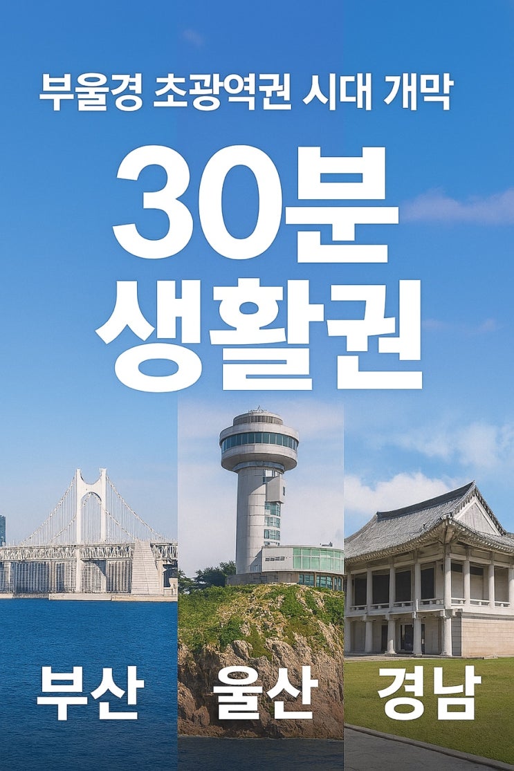   부산-울산-경남 30분 시대! '수소 급행철도 BuTX'가 바꿀 부울경 미래 (전문가 견해 포함)
