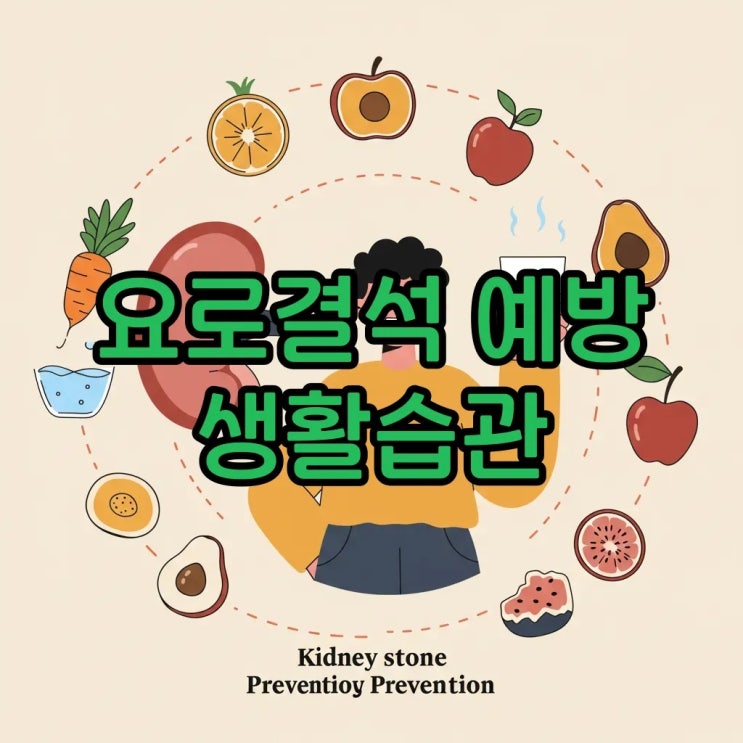  요로결석 예방 습관: 원인과 신장 건강