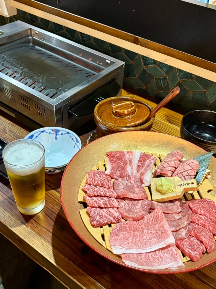  오사카 프리미엄 와규 무한리필 맛집 야키니쿠 LAB 우메다점 방문