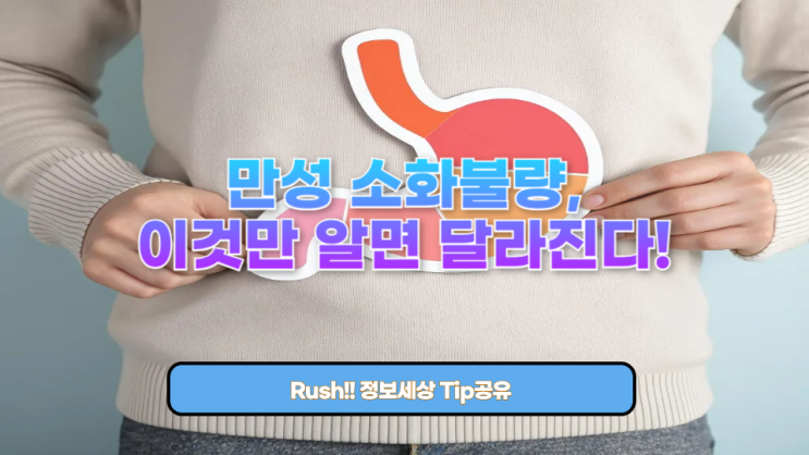  만성 소화불량, 이것만 알면 달라진다!: 증상부터 관리법까지